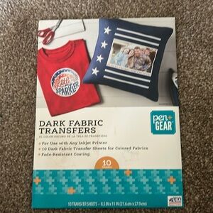 Fabric transfer sheets